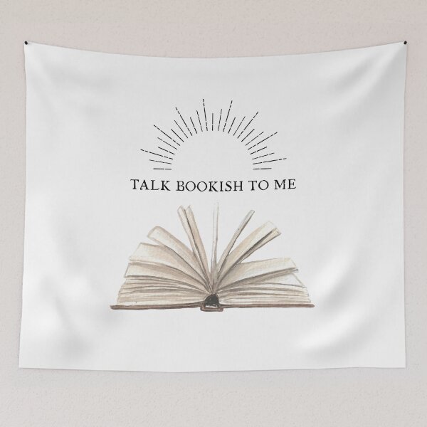 Item preview, talk bookish to me designed and sold by CritterCraftsUS.