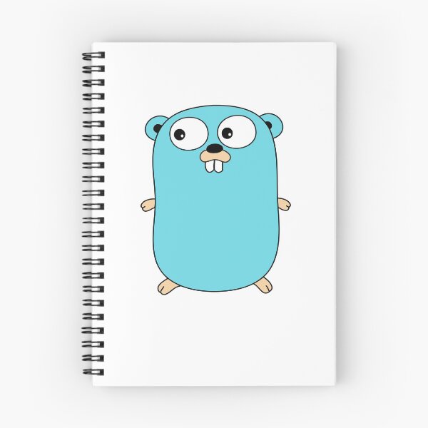 Item preview, Go Golang Blue Logo Mascot Gopher T-Shirt  designed and sold by Rainwater Merch.