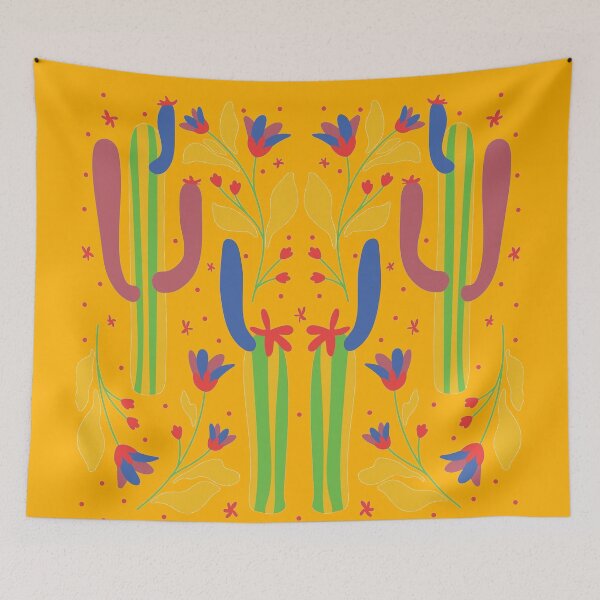 Item preview, Vibrant Flower Otomi Art designed and sold by khachiche.