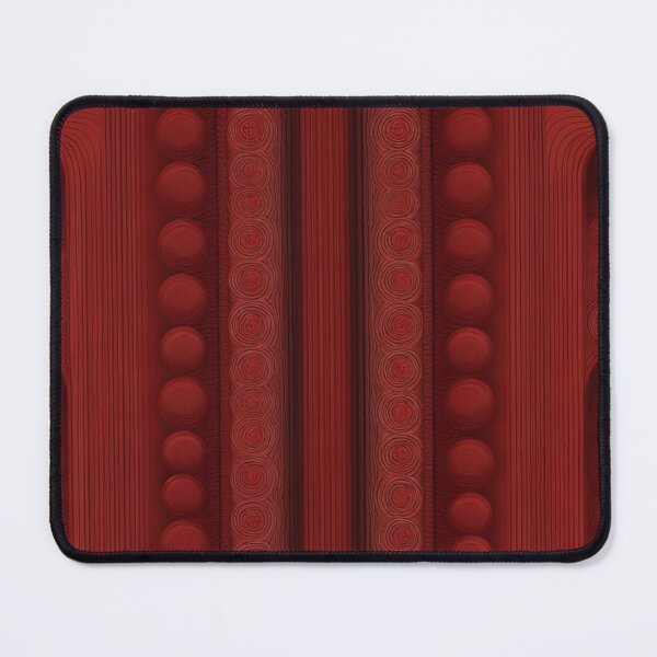 Item preview, Red Symmetry: Abstract Monochrome with Pops designed and sold by FemmeFlair.