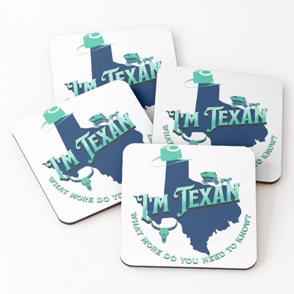 Item preview, I'm Texan v1 Teal designed and sold by WarFX Designs.