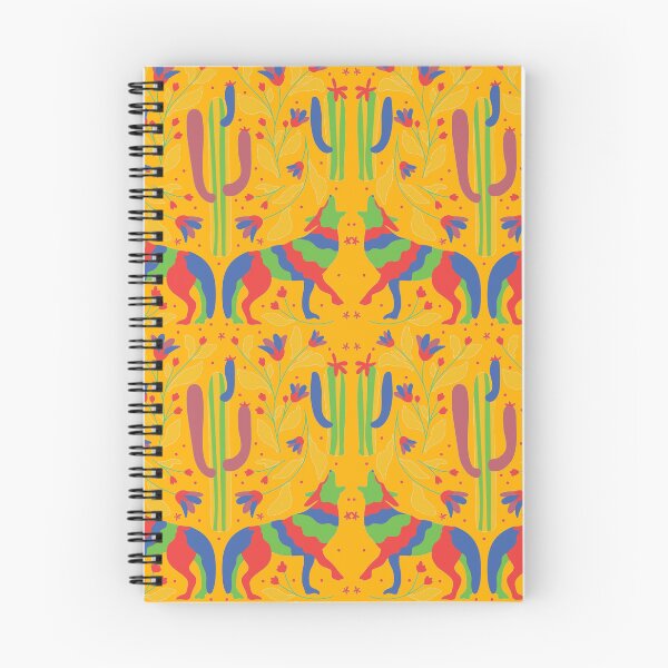 Item preview, Vibrant Animals and Flowers Otomi Art designed and sold by khachiche.
