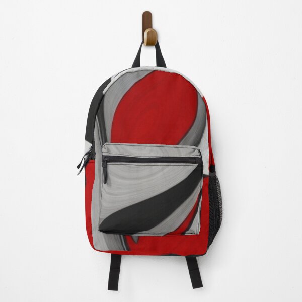 Item preview, Abstract Harmony: Red Highlights Amidst Monochrome designed and sold by FemmeFlair.