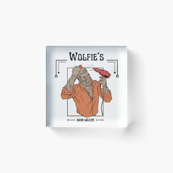 Item preview, Wolfie's Hair Salon designed and sold by christinaotoole.