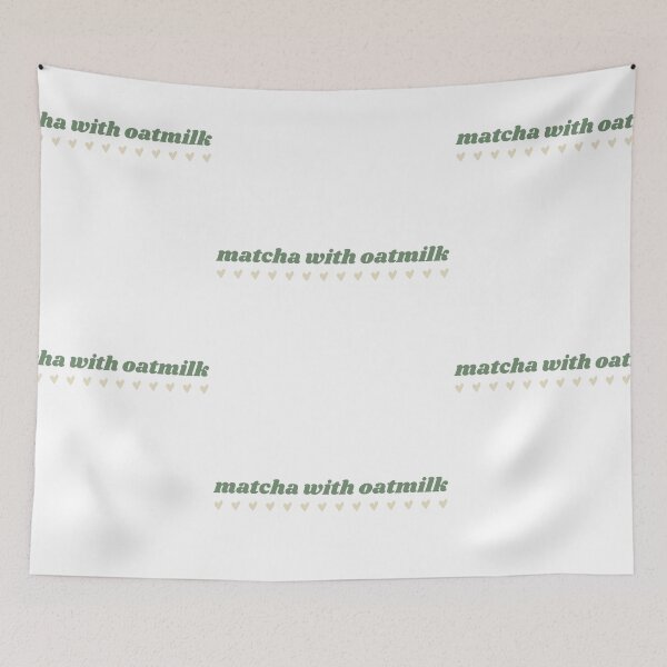 Item preview, matcha with oatmilk designed and sold by isabellatried.