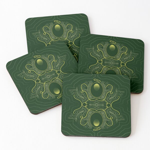Item preview, Trichomonas Vibrations (yellow & green) designed and sold by PaganArtisan.