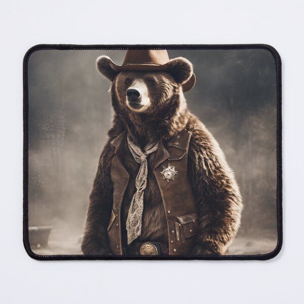 Item preview, Cowboy Bear designed and sold by CloudyIdeas3288.