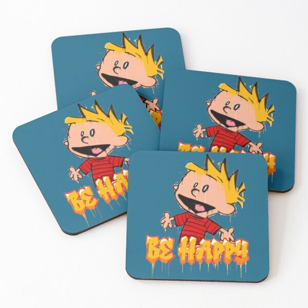 Item preview, calvin and hobbs be happy   designed and sold by Stubbefield.