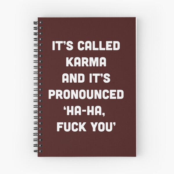 Item preview, It_s called Karma and it_s pronounced ha-ha, fuck you! Classic  designed and sold by BABILONSHOP23.