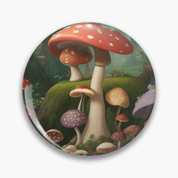 Item preview, "Mushroom Renaissance Reverie: Artful Garden designed and sold by FemmeFlair.