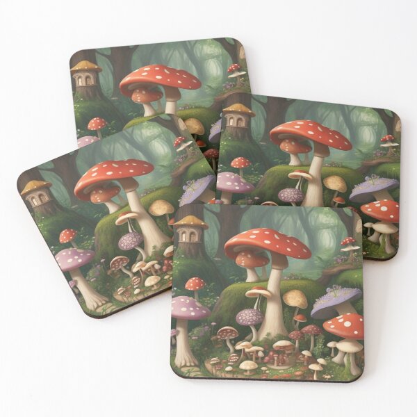 Item preview, "Mushroom Renaissance Reverie: Artful Garden designed and sold by FemmeFlair.
