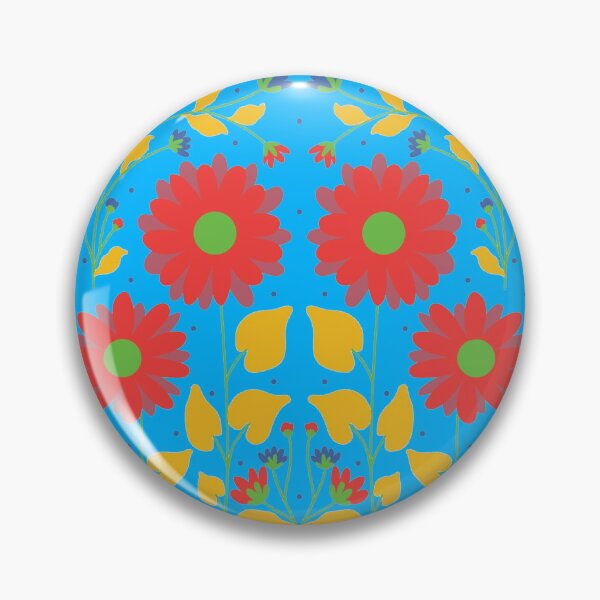 Item preview, Vibrant Flower Otomi Art designed and sold by khachiche.