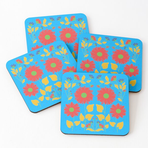Item preview, Vibrant Flower Otomi Art designed and sold by khachiche.