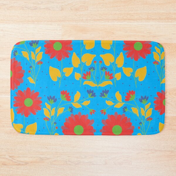 Item preview, Vibrant Flower Otomi Art designed and sold by khachiche.
