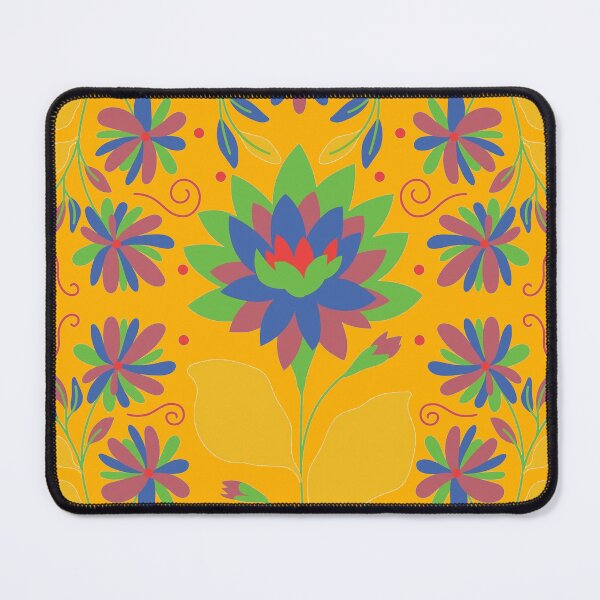 Item preview, Vibrant Flower Otomi Art designed and sold by khachiche.