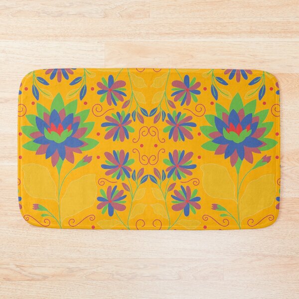 Item preview, Vibrant Flower Otomi Art designed and sold by khachiche.