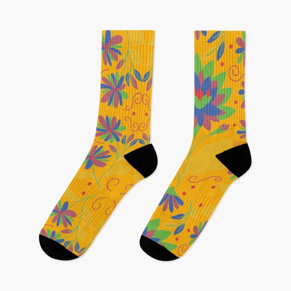 Item preview, Vibrant Flower Otomi Art designed and sold by khachiche.