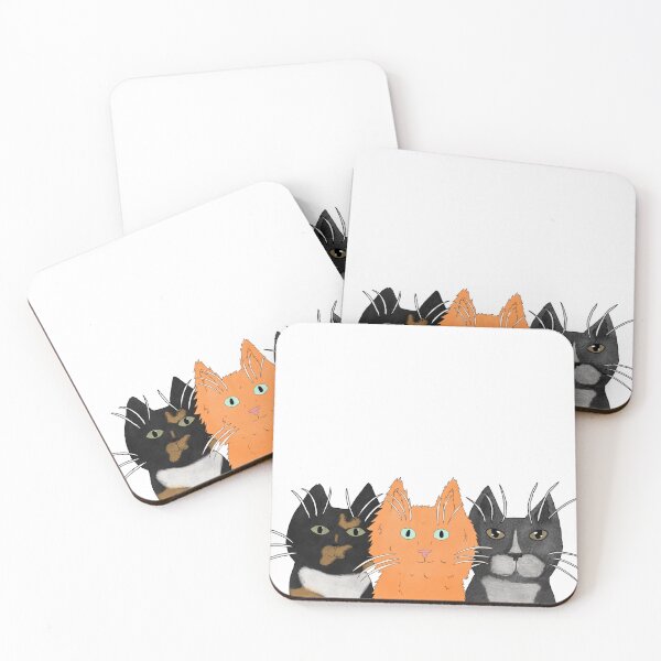 Item preview, Three Cartoon Cats designed and sold by abby8re.