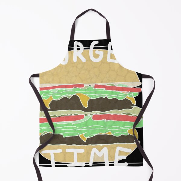 Item preview, burgertime with white lettering and a black background designed and sold by CinnabonCake.