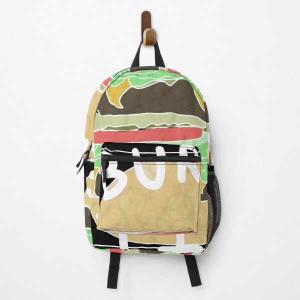 Item preview, burgertime with white lettering and a black background designed and sold by CinnabonCake.