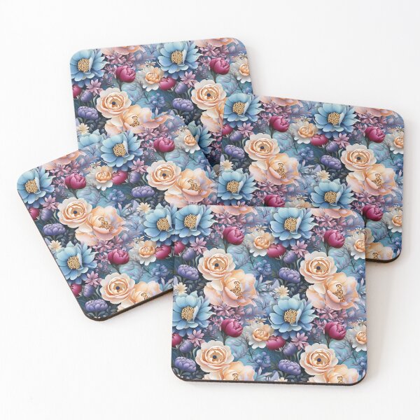 Item preview, Flower seamless digital work designed and sold by Kindacoolla.