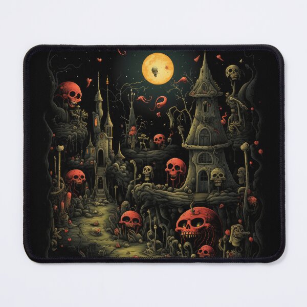 Item preview, Garden of monsters, ghosts, witches, and Halloween elements designed and sold by eyestetix.