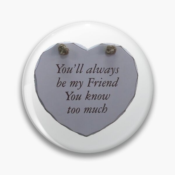 Item preview, Friendship quote designed and sold by Silly Stickers Etc..