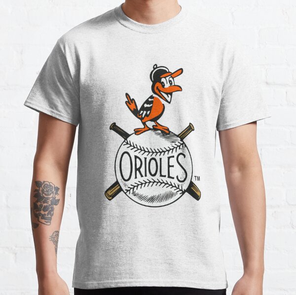  BALTIMORE ORIOLE T-shirt, Vintage Retro Style T-shirt : Sports  & Outdoors