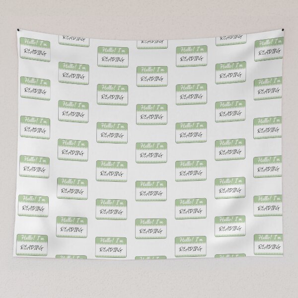 Item preview, Hello I'm Reading Nametag designed and sold by ereardon0.