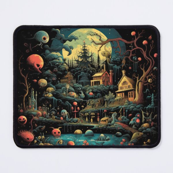 Item preview, Garden of monsters, ghosts, witches, and Halloween elements 3 designed and sold by eyestetix.