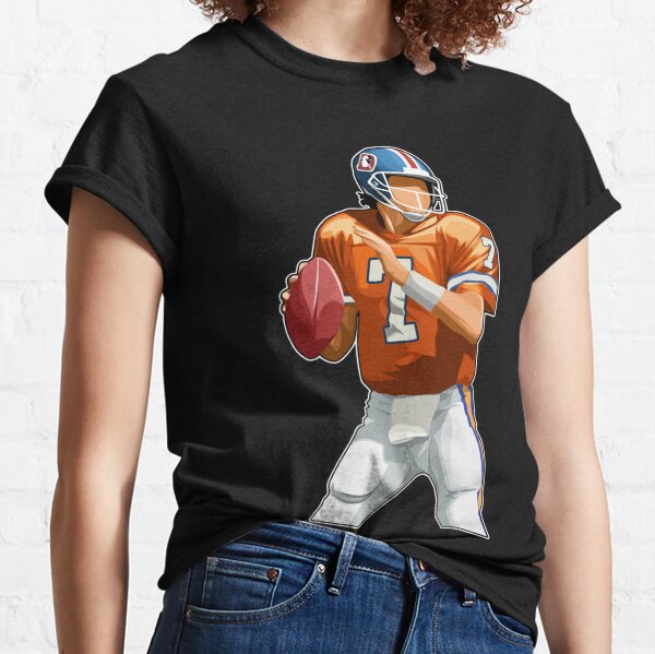 Vintage Denver Broncos John Elway 7 T Shirt Tee Small / 