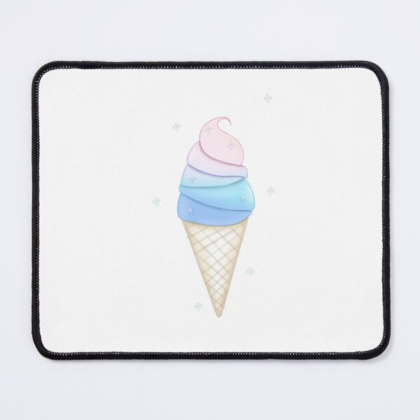 Item preview, Primogems from Genshin Impact as an adorable pastel ice cream cone designed and sold by AnElementalGift.