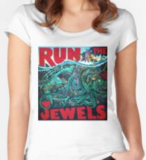 tour the run jewels minggu Women's Fitted Scoop T-Shirt