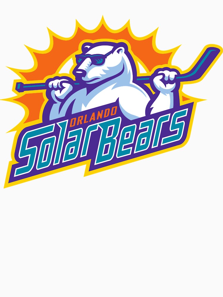 Vintage Orlando Solar Bears Jersey Size Large L Classic 