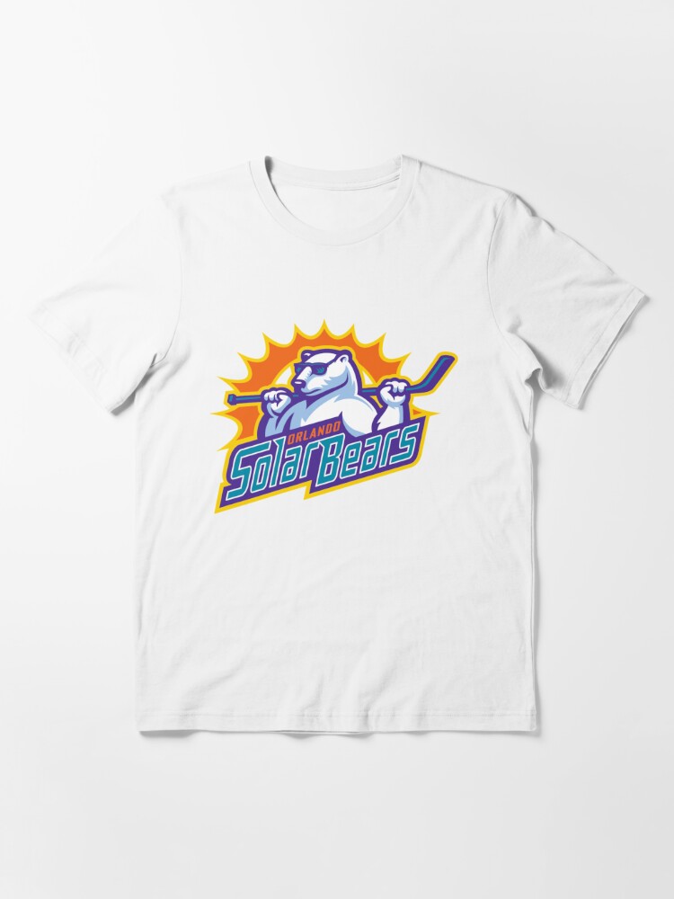 VTG Orlando Solar Bears Hockey Mens Large White T Shirt