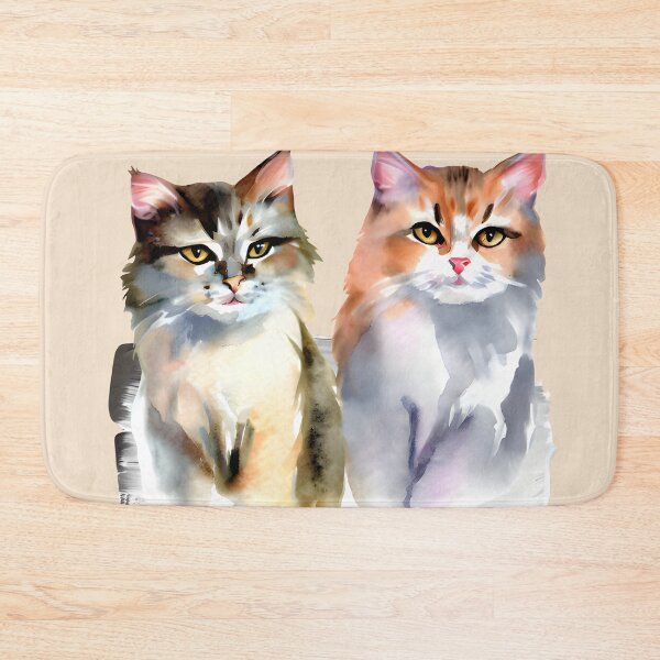 Item preview, Watercolor cute cat designed and sold by SoChaDa.