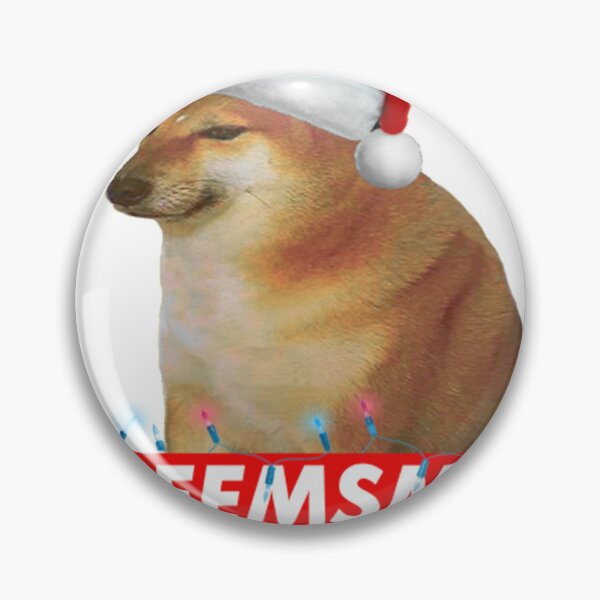 Item preview, Merry Bonkmas Cheems Doge Cheemsmas Meme Ugly Christmas Sweater Style  designed and sold by CharlesCTraxler.