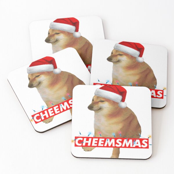 Item preview, Merry Bonkmas Cheems Doge Cheemsmas Meme Ugly Christmas Sweater Style  designed and sold by CharlesCTraxler.