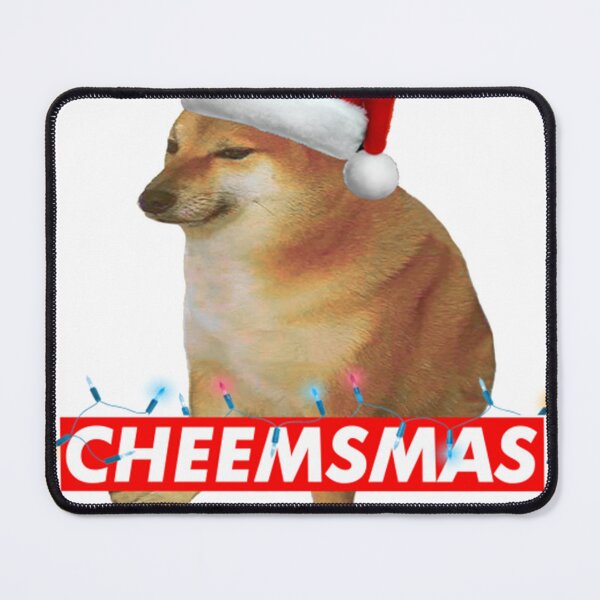 Item preview, Merry Bonkmas Cheems Doge Cheemsmas Meme Ugly Christmas Sweater Style  designed and sold by CharlesCTraxler.