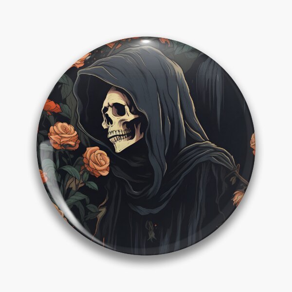 Aperçu de l'œuvre Décorations d'Halloween 6 - Faucheuse créée et vendue par DigitalPatternx.