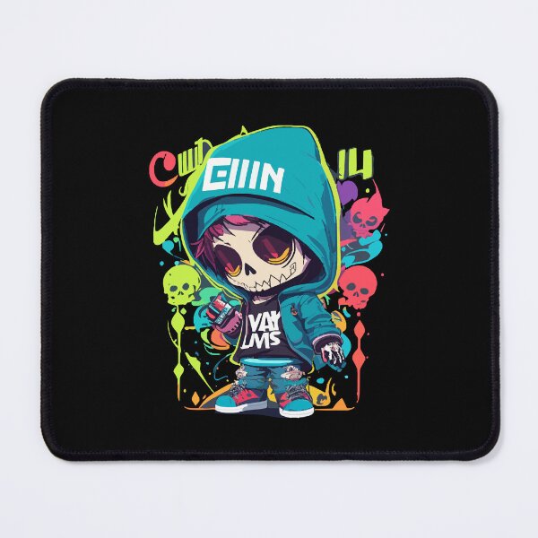 Item preview, Eclat Divin Graffiti-Inspired Chibi Skull designed and sold by loganburken.