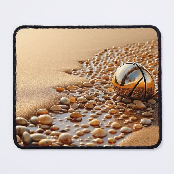 Item preview, Golden ball on the sand designed and sold by abmkf.