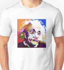 Albert Einstein in Pixel Art Style Unisex T-Shirt