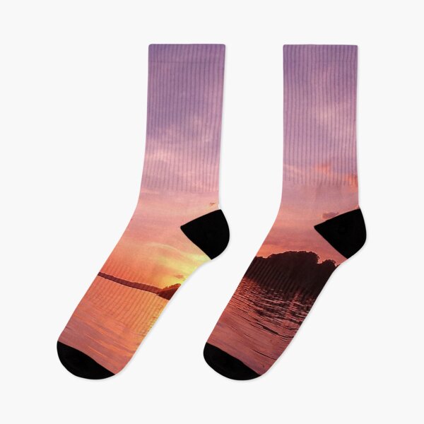 Item preview, PEACEFUL SUNSET AT THE LAKE designed and sold by GROOVYJOURNEY.