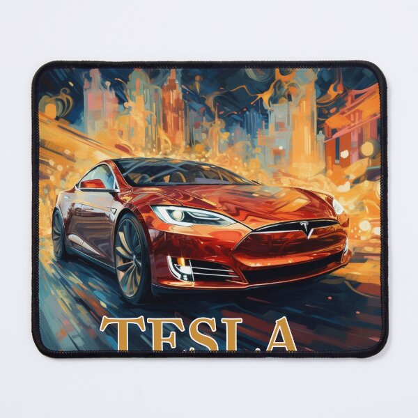 Item preview, Copy of Tesla Art, Modern Car Art, 003 designed and sold by abundancevibes.