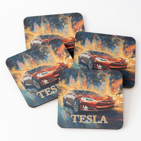 Item preview, Copy of Tesla Art, Modern Car Art, 003 designed and sold by abundancevibes.