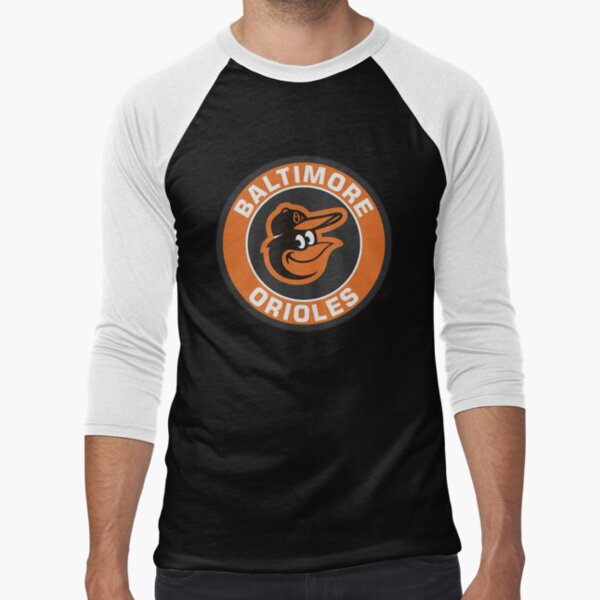 Baltimore Orioles New Era Raglan Long Sleeve T-Shirt - Orange/Black