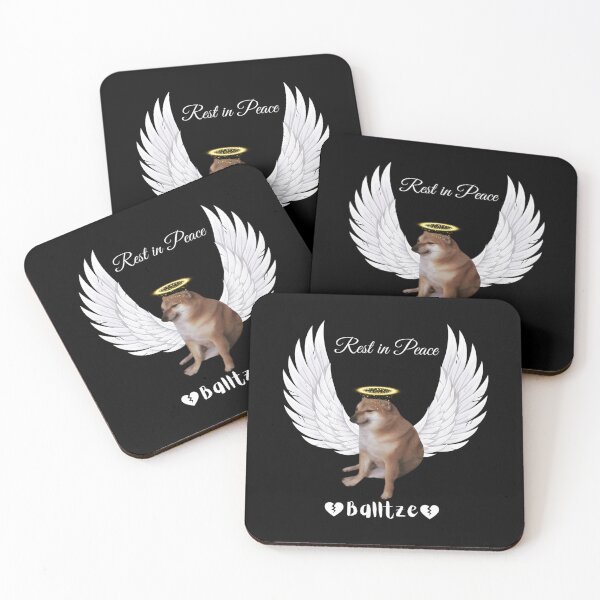 Item preview, Rest in peace Cheems Dog designed and sold by ChicArtlondon.