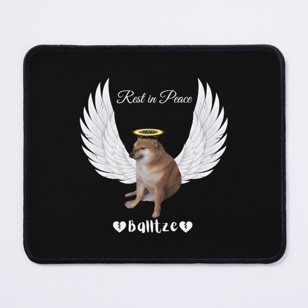 Item preview, Rest in peace Cheems Dog designed and sold by ChicArtlondon.