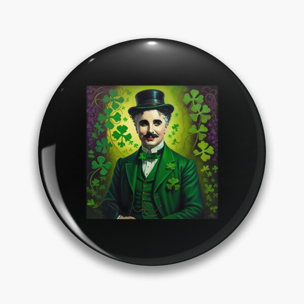 Item preview, Charlie Chaplin Shamrock Man designed and sold by ArtStoreBombeS.